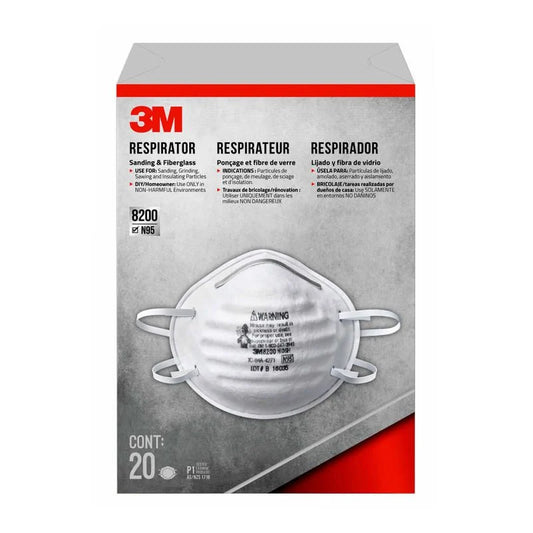 3M Mask 8200 N95 Respirator 20pc