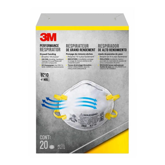 3M 8210 N95 Respirator 20pc