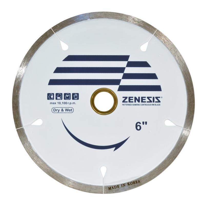 Zenesis White Continuous Rim Blade 6"