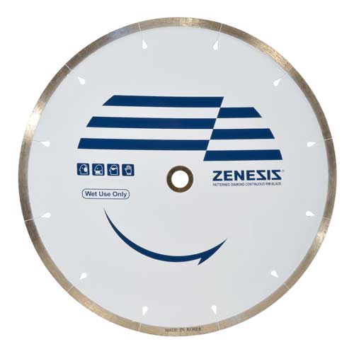 Zenesis Continuous Rim Porcelain Wet Blade 12"