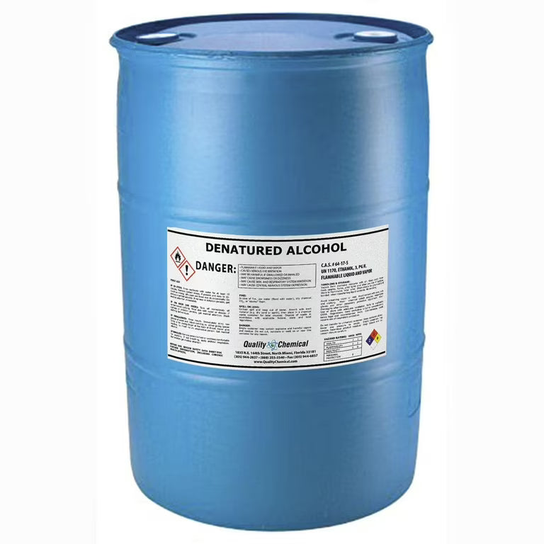 Drum Denatured Alcohol 55 Gallon Drum