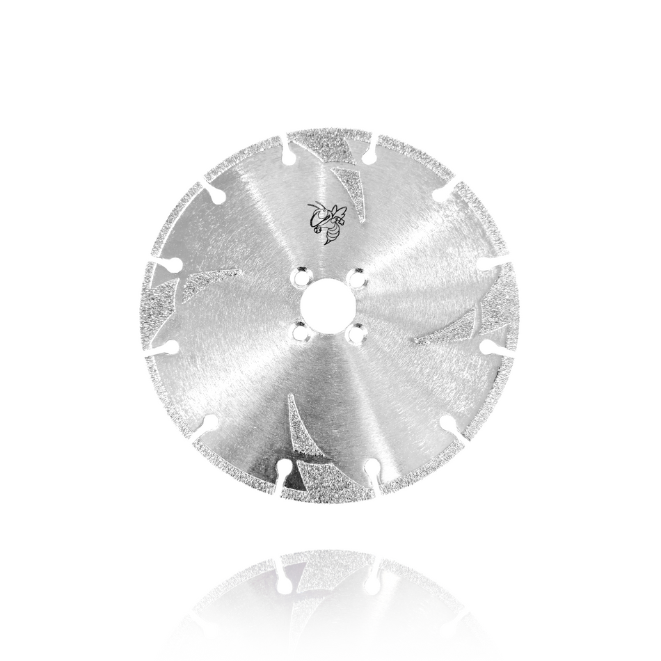 Bee Electroplated Marble Blade 5"