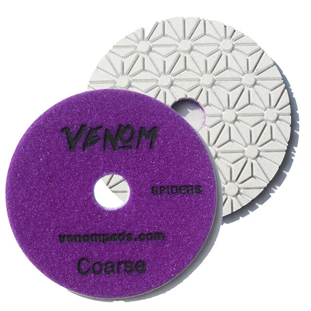 4" Venom 3 step Premium Pad Coarse
