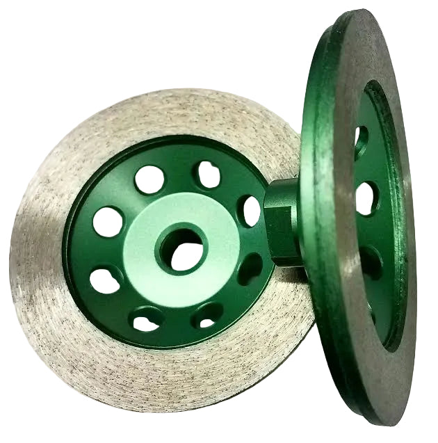 4" Flat Turbo Course Diamond Cup Wheel