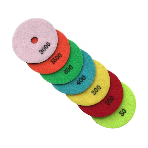 4" Dry Polishing Pads