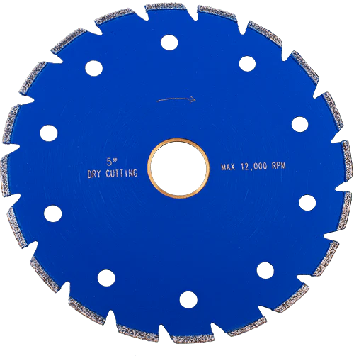 Blue Bee Electroplated Marble Blade 6"