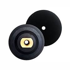 4" Velcro Backer Pad Flexible Black