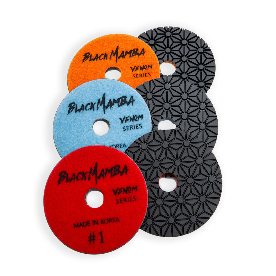 4” Venom Black Mamba Polishing Pad #3