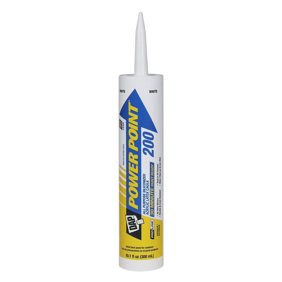 DAP Clear Powerpoint 200 35 yr Clear Caulking with silicone
