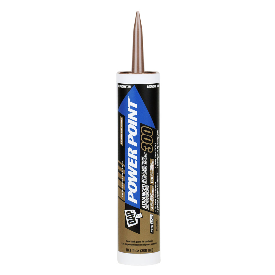 DAP Red Wood Tan Powerpoint 300 sealant 18942